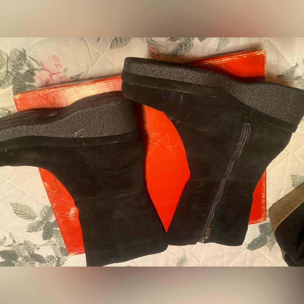 Bruno de Milano 7,5 leather upper boots make in Brazil.